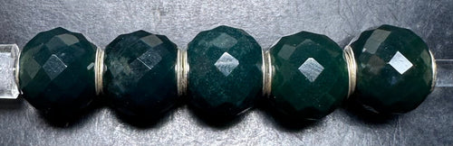 1-18 Round Green Chalcedony Facet Rod 1