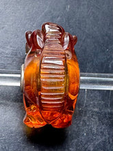 Load image into Gallery viewer, 3-12 Carved Amber Elephant Rod 14
