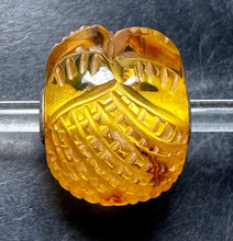 Load image into Gallery viewer, 3-12 Carved Amber Hedgehog Rod 8
