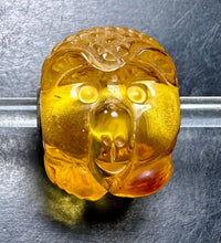Load image into Gallery viewer, 3-12 Carved Amber Hedgehog Rod 8
