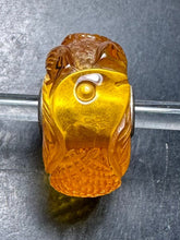 Load image into Gallery viewer, 3-12 Carved Amber Peacock Rod 17
