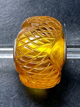Load image into Gallery viewer, 3-12 Carved Amber Snake Rod 18
