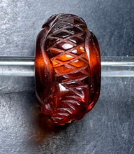Load image into Gallery viewer, 3-12 Carved Amber Snake Rod 9
