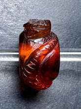 Load image into Gallery viewer, 3-12 Carved Amber Snake Rod 9
