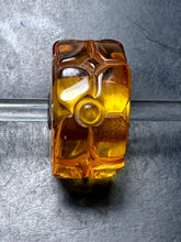 Load image into Gallery viewer, 3-14 Carved Amber Big Flower Rod 17
