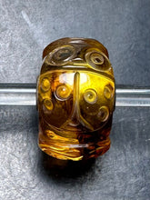 Load image into Gallery viewer, 3-14 Carved Amber Ladybug Rod 18
