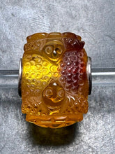 Load image into Gallery viewer, 3-14 Carved Amber Turtles Rod 7
