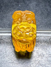 Load image into Gallery viewer, 4-12 Carved Amber Lion Rod 14
