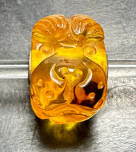 Load image into Gallery viewer, 4-12 Carved Amber Lion Rod 2
