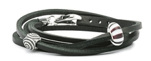 Load image into Gallery viewer, Leather Bracelet, Black
