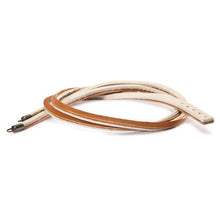 Load image into Gallery viewer, Leather Bracelet Brown/Beige
