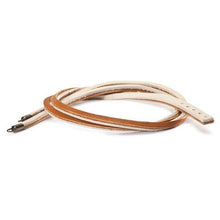 Load image into Gallery viewer, Leather Bracelet Brown/Beige