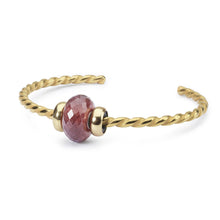 Load image into Gallery viewer, Twisted Gold Bangle