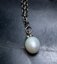 Load image into Gallery viewer, 7-28 Trollbeads White Pearl 100CM Fantasy Necklace
