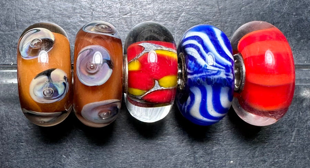 1-22 Trollbeads Random Beads Rod 10