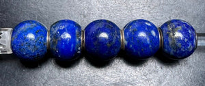 1-9 Trollbeads Round Lapis Lazuli