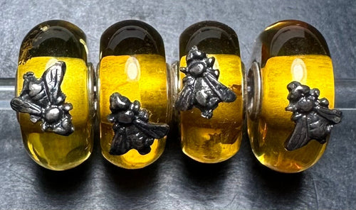 11-29 Trollbeads Wings of Amber Single Bee