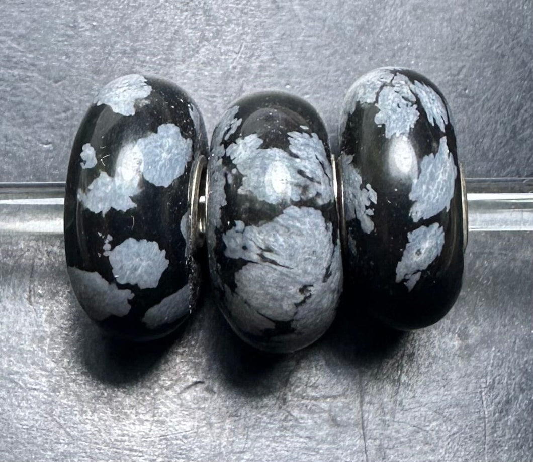 11-8 Snowflake Obsidian Smooth