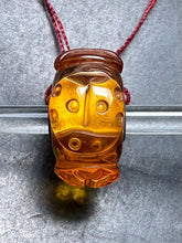 Load image into Gallery viewer, 12-18 Carved Amber Ladybugs Rod 2
