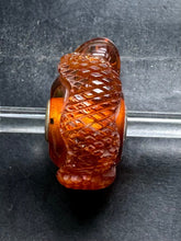 Load image into Gallery viewer, 12-19 Carved Amber Snake Rod 11
