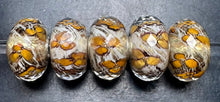 Load image into Gallery viewer, 2-15 Trollbeads Blossom Orange Rod 6
