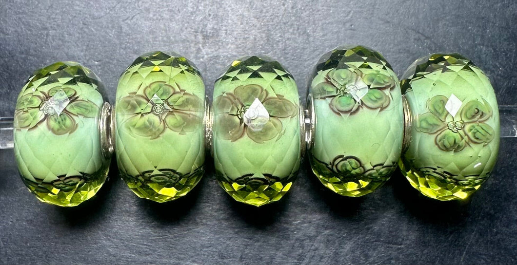 2-15 Trollbeads Green in Bloom Rod 6