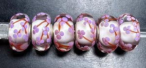 2-4 Trollbeads Peach Blossom