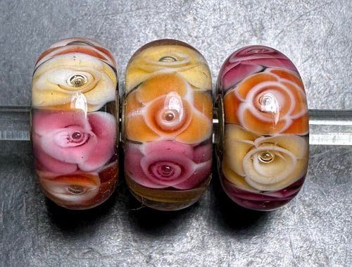 2-4 Trollbeads Roses for Mom