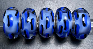 2-4 Trollbeads Sapphire Cheetah