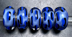 2-4 Trollbeads Sapphire Cheetah