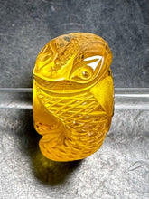 Load image into Gallery viewer, 4-12 Carved Amber Snake Rod 19
