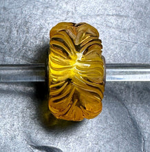 Load image into Gallery viewer, 4-21 Trollbeads Carved Amber Horse
