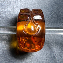 Load image into Gallery viewer, 4-22 Trollbeads Happy Hippo Carved Amber
