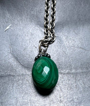 Load image into Gallery viewer, 5-22 Trollbeads Malachite 110CM Fantasy Necklace
