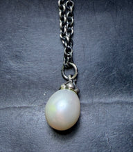 Load image into Gallery viewer, 7-9 Trollbeads White Pearl 110CM Fantasy Necklace
