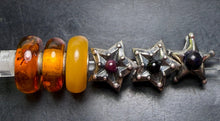 Load image into Gallery viewer, 6-10 Trollbeads Amber + Stars

