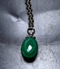Load image into Gallery viewer, 6-12 Trollbeads Malachite 90CM Fantasy Necklace
