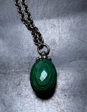 Load image into Gallery viewer, 6-12 Trollbeads Malachite 90CM Fantasy Necklace

