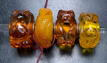 Load image into Gallery viewer, 7-10 Trollbeads Carved Amber
