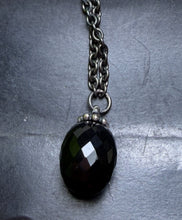 Load image into Gallery viewer, 7-28 Trollbeads Black Onyx 100CM Fantasy Necklace
