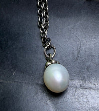 Load image into Gallery viewer, 7-28 Trollbeads White Pearl 100CM Fantasy Necklace
