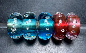 9-27 Diamond Beads - Iceblue & Pink