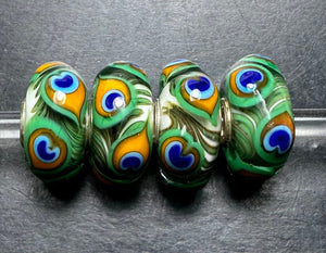 Trollbeads Prehnite Peacock