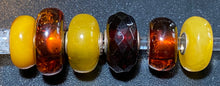 Load image into Gallery viewer, 6-21 Amber Trollbeads Rod 1
