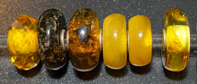 Load image into Gallery viewer, 6-21 Amber Trollbeads Rod 3
