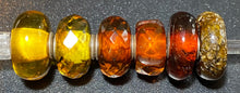 Load image into Gallery viewer, 6-21 Amber Trollbeads Rod 4
