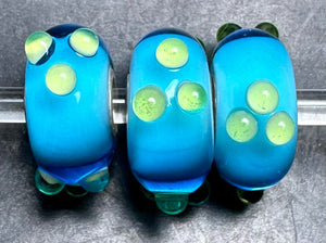6-26 Trollbeads Turquoise/Green Spring Bud