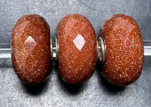 Load image into Gallery viewer, 8-21 Trollbeads Faceted Goldstone Rod 2
