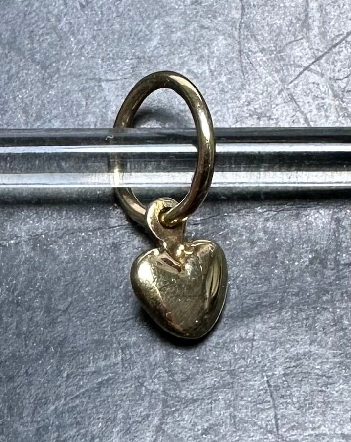 9-5 Mini Heart, Gold
