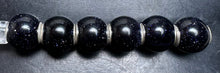Load image into Gallery viewer, 9-8 Trollbeads Round Blue Goldstone Rod 1
